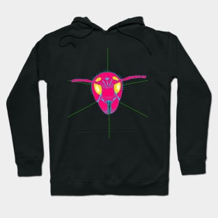 Hornet Vespidae face Hoodie